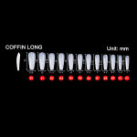 Professional Salon Products Fast Easy Coffin Gel Tips Nails Revolutionary Fast Application for Nail Extension Design Style