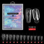 Professional 120PCS/Box Quick Building Mold Nail Tips Dual Forms False Nails for Nail Extension Forms