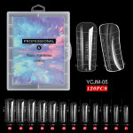Professional 120PCS/Box Quick Building Mold Nail Tips Dual Forms False Nails for Nail Extension Forms
