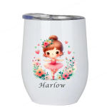Personalized Mom Gift with Kids Names & Birth Month Flowers Wine Cups Mom Gift From Kids Mother’s Day Gift