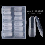 Professional 120PCS/Box Quick Building Mold Nail Tips Dual Forms False Nails for Nail Extension Forms