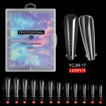 Professional 120PCS/Box Quick Building Mold Nail Tips Dual Forms False Nails for Nail Extension Forms