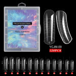 Professional 120PCS/Box Quick Building Mold Nail Tips Dual Forms False Nails for Nail Extension Forms
