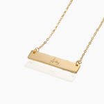 Lucky Source Personalized Jewelry Custom Engraving English Name Necklace Mother’s Day Gift