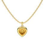 Dylam Mother’s Day Gift Diy Seven-Color Love Ice Flower Cz Zirconium Heart Shape Necklace 925 Silver 18K Necklaces for Women Mom