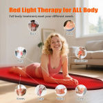 Red Light Therapy Belt  for Body Anti Aging Skin Care 1370Pcs Devices 600nm&900nm Full Body Pad for Relief & Enhanced Muscle
