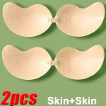 Invisible Strapless Adhesive Stick Bra Breast Tape Push Up Bras Women Lingerie Seamless Silicone Nipple Covers Bralette Pasties