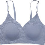 Laser Cut Seamless Wireless Push Up Bra Basic Crop Top Por Mayor Padded Women Brassier Ice Silk Seamless Bra