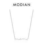MODIAN Classic Design 925 Sterling Silver Letter Mama Pendant Necklace For Women Mom Mama Mother’s Day birthday Christmas Gift