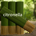 Lemongrass Sticks That Extend the Burning Time, Artificial Wooden Four-Season Fragrance, Suitable for Home, Camping, Garden, Pool and Outdoor Activities – Feng Shui to Remove Bad Energy, Purify the Air, Relax the Mind, Recycled Wood, Holiday Decoration (Halloween/Christmas/Easter/Thanksgiving)