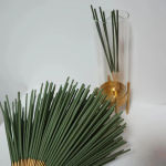 10/50/172 Supports Long-Lasting White Sage Incense – Natural Bamboo Incense Sticks, Elegant Green, Suitable for Home, Yoga, Meditation, Holiday Decoration – Ideal for Halloween, Christmas, Thanksgiving, Hanukkah, Easter – Essential for Spiritual Purification and Yoga Studios, Smooth Design