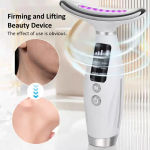 USB Rechargeable Anti Wrinkle Facial Massager 7 colors Neck Face Beauty Skin Tighten Facial Lift Device Reduce Double Chin Tool