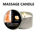 Massage Candle -Essential Oil- Six different scents , 1oz/2oz Melts into Warm Massage Oil – Sensual Massage Candle, Pour Spout