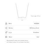 MODIAN Classic Design 925 Sterling Silver Letter Mama Pendant Necklace For Women Mom Mama Mother’s Day birthday Christmas Gift