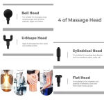 fascia gun muscle relaxation massager electric vibration massage gun professional grade neck mask gun