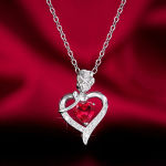 Elegant Style Heart shaped Pendant Necklace Hollow Design Mother’s Day Gift Party Suitable for Best Friends Without Box