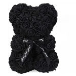 Artificial Flower Eternal Rose Teddy Bear for Mom Mother’s Day Birthday Valentine’s Day Anniversary Gifts & Decorations