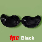 1/2pcs Invisible Women’S Push Up Bra, Backless And Strapless Bra, Front Placket Bra, Underwear, Silicone Self-Adhesive Breast Pad