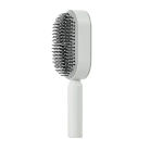 Self Cleaning Hair Brush for Women One-key Cleaning Hair Airbag Massage Scalp Comb Anti-Static Hairbrush
