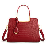 Women’s Red Handbag Mother’s Day Gift, Elegant Bridal Wedding Tote Bag for Mom