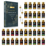 MAYJAM 35pcs/set Essential Oils For Diffuser DIY Making Scent Candle Massage Burner Air freshener Aroma Oil Christmas Gift Box