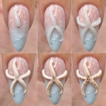 1 Jar White 3D Shaping Carving Non Stick Hand Extension Gel Nail Polish For Flower DIY Nail Art Extension Acrylic Nails Tools