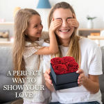 Preserved Rose, Mothers Day Roses in a Box, Forever Preserved Roses Gift for Mom, Birthday Gifts for Mom/Girlfriend/Wife/Grandma