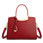 Women’s Red Handbag Mother’s Day Gift, Elegant Bridal Wedding Tote Bag for Mom