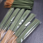 10/50/172 Supports Long-Lasting White Sage Incense – Natural Bamboo Incense Sticks, Elegant Green, Suitable for Home, Yoga, Meditation, Holiday Decoration – Ideal for Halloween, Christmas, Thanksgiving, Hanukkah, Easter – Essential for Spiritual Purification and Yoga Studios, Smooth Design