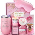 Gifts for Ladies, Mom, Wife,Girlfriend, Sister-Happy Birthday, Christmas, Valentine’s Day, Mothers Day-Lavender Spa Gift Basket Set