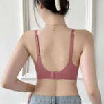 2Pcs/Set Seamless Deep V 3/4 Cup Bra Women’s Wireless Underwear Push-Up Bra Gentle Support Bralette Daily Sexy Lingerie S-XXL