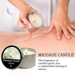 Massage Candle -Essential Oil- Six different scents , 1oz/2oz Melts into Warm Massage Oil – Sensual Massage Candle, Pour Spout