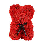 Artificial Flower Eternal Rose Teddy Bear for 520 Mom Mother’s Day Birthday Valentine’s Day Anniversary Gifts & Decorations