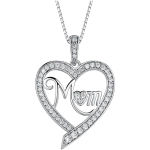 Elegant Style Heart shaped Pendant Necklace Hollow Design Mother’s Day Gift Party Suitable for Best Friends Without Box