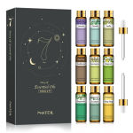 9pcs Essential Oils Set 10ml Pure Natural Gift Set Kit for HumidifIer Diffuser Candles making DIY Soap Aroma Oil for Skin Care