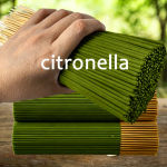 Lemongrass Sticks That Extend the Burning Time, Artificial Wooden Four-Season Fragrance, Suitable for Home, Camping, Garden, Pool and Outdoor Activities – Feng Shui to Remove Bad Energy, Purify the Air, Relax the Mind, Recycled Wood, Holiday Decoration (Halloween/Christmas/Easter/Thanksgiving)