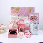 Gifts for Ladies, Mom, Wife,Girlfriend, Sister-Happy Birthday, Christmas, Valentine’s Day, Mothers Day-Lavender Spa Gift Basket Set