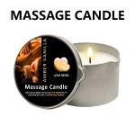 Massage Candle -Essential Oil- Six different scents , 1oz/2oz Melts into Warm Massage Oil – Sensual Massage Candle, Pour Spout