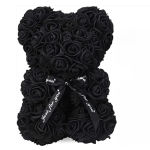 Artificial Flower Eternal Rose Teddy Bear for 520 Mom Mother’s Day Birthday Valentine’s Day Anniversary Gifts & Decorations