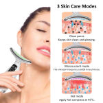 USB Rechargeable Anti Wrinkle Facial Massager 7 colors Neck Face Beauty Skin Tighten Facial Lift Device Reduce Double Chin Tool