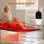 Red Light Therapy Belt  for Body Anti Aging Skin Care 1370Pcs Devices 600nm&900nm Full Body Pad for Relief & Enhanced Muscle