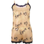 Women’S Pajama Shorts Suit Homewear Print Underwear Pijama Sexy Lingerie Camisoles Tanks Nighty Ladies Sleepwear