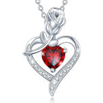 Elegant Style Heart shaped Pendant Necklace Hollow Design Mother’s Day Gift Party Suitable for Best Friends Without Box