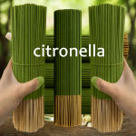 Lemongrass Sticks That Extend the Burning Time, Artificial Wooden Four-Season Fragrance, Suitable for Home, Camping, Garden, Pool and Outdoor Activities – Feng Shui to Remove Bad Energy, Purify the Air, Relax the Mind, Recycled Wood, Holiday Decoration (Halloween/Christmas/Easter/Thanksgiving)