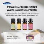 KINSCOTER Wood Grain Aromatherapy Diffuser 300ml Essential Aroma Oils Ultrasonic Air Humidifier 3 Timers USB Color Light