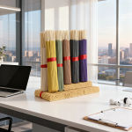 146/356/706/1406 Pieces, 7 Sets of Day and Night Black Combination High-Quality Handmade Bamboo Incense Sticks, Including Jasmine, White Sage, Eucalyptus, Sandalwood, Lavender, Black Cherry Blossom, Blueberry Seven Scents, Suitable for Home Feng Shui, Yoga, Reading, Bedroom, Office, Camping, Gatheri