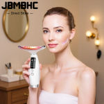 USB Rechargeable Anti Wrinkle Facial Massager 7 colors Neck Face Beauty Skin Tighten Facial Lift Device Reduce Double Chin Tool