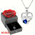 Elegant Style Heart shaped Pendant Necklace Hollow Design Mother’s Day Gift Party Suitable for Best Friends Without Box