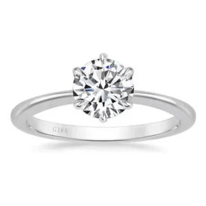 SGARIT Customized Fine Gold Jewelry Platinum 9k 10k 14k 18k Gold 1ct VVS Lab Diamond CVD Moissanite Ring Wedding Engagement