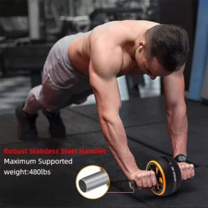 Ab Roller Wheel 13-in-1 Kit Core Strength Training Ab Machine with Resistance Band Knee Pad Accessories
